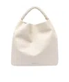 Orciani Top Handle Tote In Nude