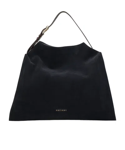 Orciani Top-handle Shoulder Bag In Blue