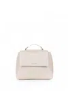 Orciani Sveva Soft Small Ivory Bag With Shoulder Strap In Avorio