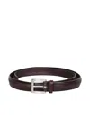 Orciani Leather Belt In Brown