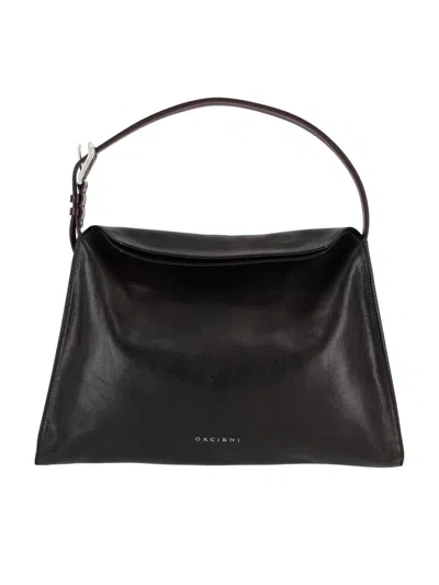 Orciani Trinity M Lagoon Bag In Brown