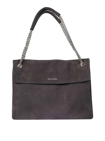 Orciani Venus Nabucco Midi Shoulder Bag In Brown