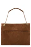 Orciani Midi Venus Soft Shoulder Bag In Brown