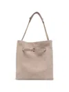 Orciani Venus Peach Shoulder Bag In Neutral