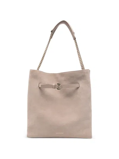 Orciani Venus Peach Shoulder Bag In Neutral