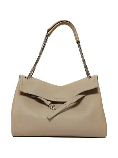 Orciani Venus Shoulder Bag In Gray