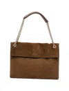 Orciani Venus Shoulder Bag In Orange