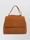 Orciani Versatile Handbag Removable Strap In Brown