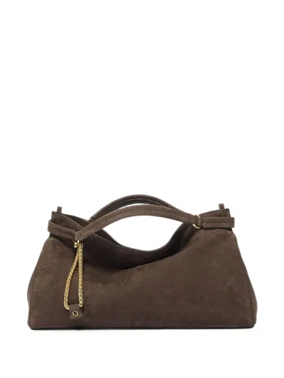 Orciani Virgo Nabucco Tote Bag In Brown