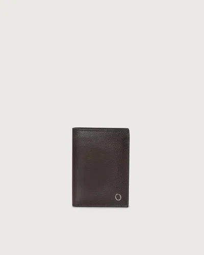 Orciani Wallet And Portatessere Man  Su0109 Chevrette - Vertical Wallet Moro Head In Brown