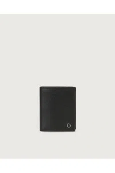 Orciani Wallet And Portatessere Man  Su0109 Micron - Black Vertical Wallet In Brown