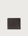 Orciani Hammered-leather Wallet In Brown