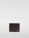 Orciani Bi-fold Leather Wallet In 黑色