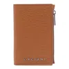 Orciani Textured Finish Wallet And Cardholders In Beige