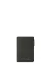 Orciani Sleek Leather Wallets Card Slots