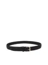 Orciani Woven Buckle Belt In Black