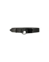 Orciani Woman Belt Black Size 39.5 Soft Leather In Black