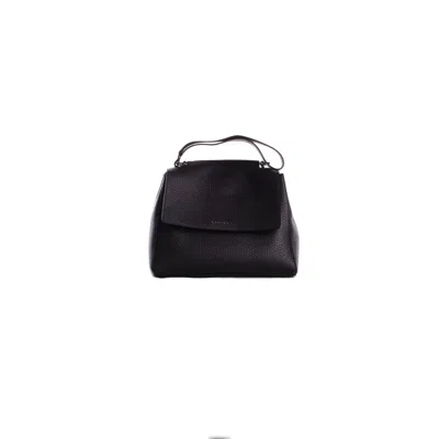 Orciani Woman Handbag Bt2006 Black Sveva Soft Medium Black Shoulder