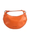 Orciani Woman Handbag Orange Size - Leather