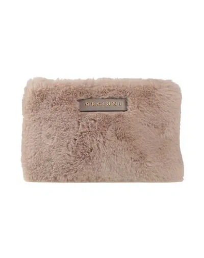 Orciani Woman Handbag Sand Size - Textile Fibers, Leather