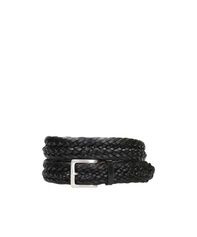 Orciani Woven Belt In Black