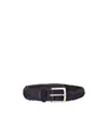 Orciani Woven Belt In Blue