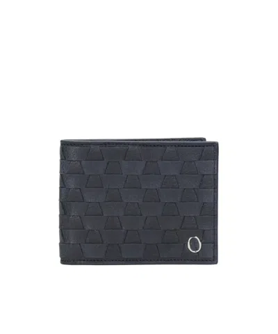 Orciani Woven Wallet In Black