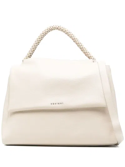 Orciani Xl Sveva Shoulder Bag In Neutrals
