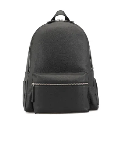 Orciani Zaino Micron Deep In Pelle In Black