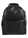 ORCIANI ZIP LOGO DETAIL BACKPACK