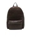 Orciani Zipper Backpack In Brown