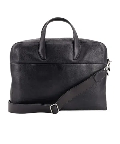 Orciani Zipper Briefcase In Black
