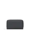 Orciani Zippered Logo Wallet In Black
