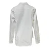 Ordinary Couture Code Oblique Flow Shirt White
