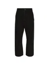 Ordinary Couture Code Straight-leg Jeans In Black