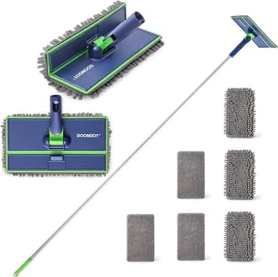 Ordinary Eye Wall Cleaner Mop With Foldable Panel 72 Inch Long Handle, Multi Surface Duster