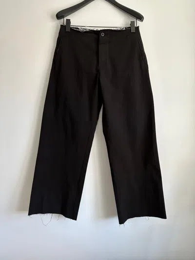 Pre-owned Oree New York X Somar Nora Peterson Wide Leg Trouser In Black