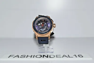 Pre-owned Orefici Brand  Regata Rg Ss Blue Silicone Chrono Orm1c4808 Msrp $795 Watch