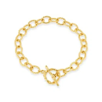 Orelia Rope Interlocking Bracelet In Gold