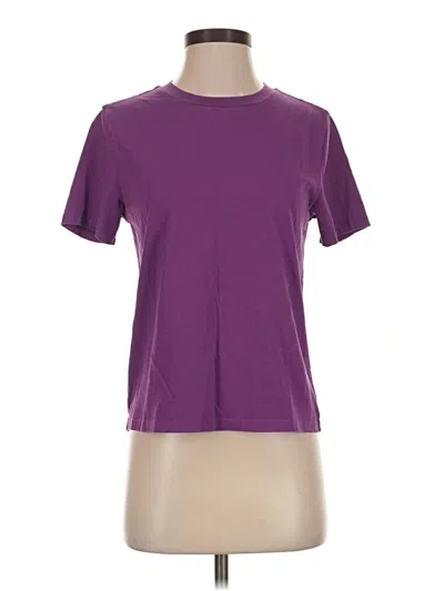 Pre-owned Organic Basics Active T-shirt In Purple