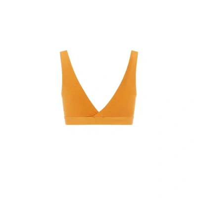 Organic Basics Tencel Lightweight Essential Bra In Orange