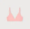 Organic Basics Core Triangle Bralette In Pink In Pink