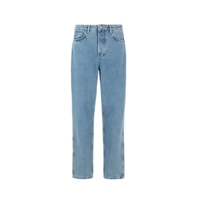 Organic Basics Jean Circular Denim En Coton Biologique In Blue