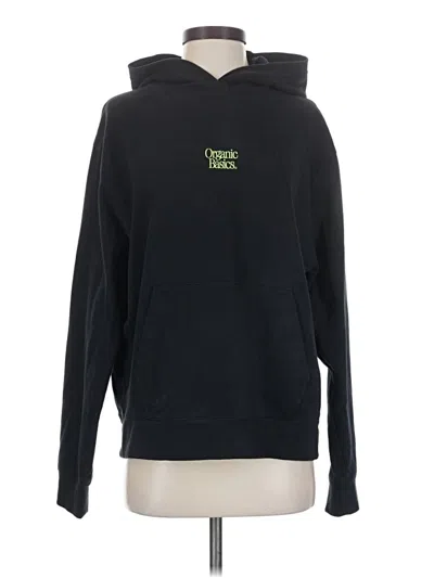 Pre-owned Organic Basics Pullover Hoodie In Black