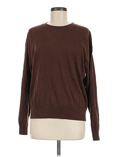 Pre-owned Organic Basics Pullover Sweater In Brown
