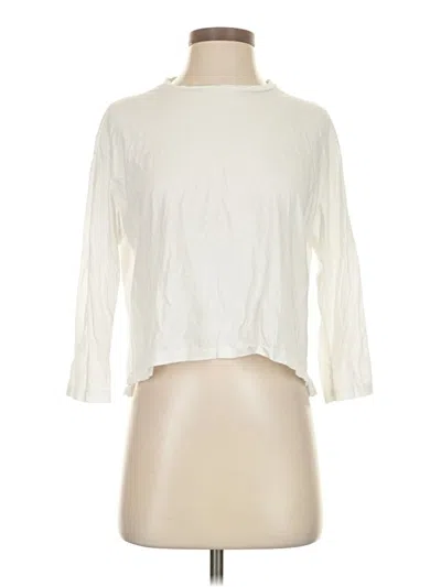 Pre-owned Organic By John Patrick 3/4 Sleeve T-shirt In Ivory