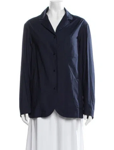 Pre-owned Organic By John Patrick Blazer In Blue
