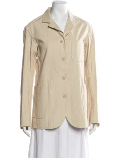 Pre-owned Organic By John Patrick Blazer In Neutrals