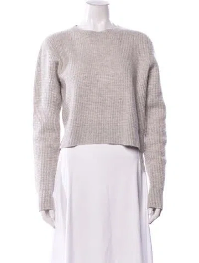 Pre-owned Organic By John Patrick Cashmere Crew Neck Sweater In Multi