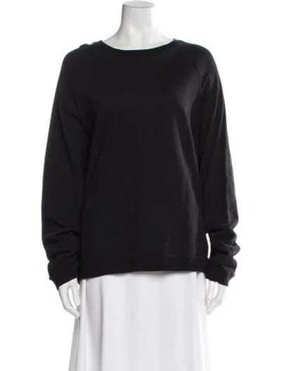 Pre-owned Organic By John Patrick Crew Neck Long Sleeve Sweatshirt In Gray